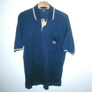 Amerigo Vespucci L Mens Italian Cotton Navy Polo Sport Sailing Shirt